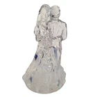 Vintage Marquis Waterford Crystal Wedding Bride and Groom Figurine From Germany