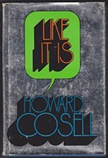 Like It Is Hardcover Howard Cosell