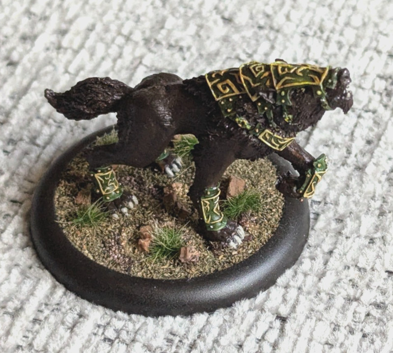 War Wolf - Circle of Orboros - Hordes - PRO-PAINTED (Privateer Press - Metal) x1