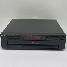 SONY CDP-C211 5 Disc CD Changer Player Carousel Made In Japan *TESTED WORKING