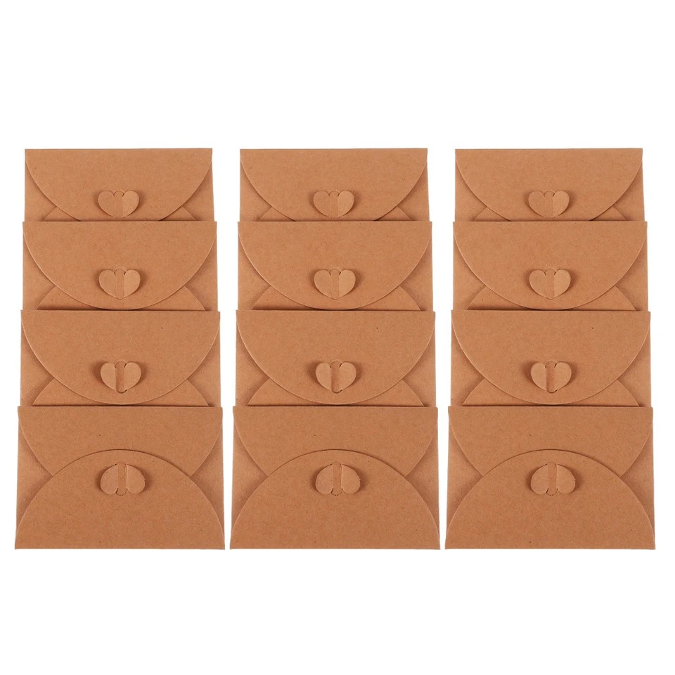 20 Pcs Enveloppe Pour Cartes De Visite Noël À Message D'écriture - Photo 3/4