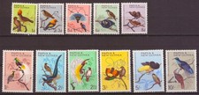PAPUA UND NEUGUINEA 1964 Vögel Mi. 62-72 (48,90 Euro) **/MNH