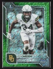 2025 Bowman Chrome University Football Green Shimmer Refractor Josh Cameron #60