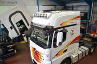 Passend FüR 12 + Mercedes Actros MP4 Giga Raum Dach Stange B + Slim Led