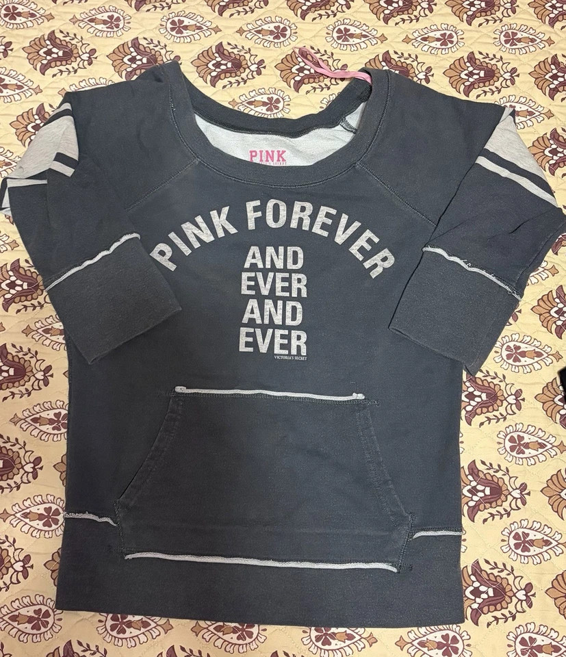 Victoria's Secret PINK Lot Of 8 Joggers Leggings Hoodie T-shirts Sweatshirt M - Image 2 of 4