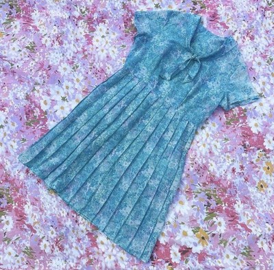Vintage 1960s Joyce Lane Floral Spring Dress - Volup XL