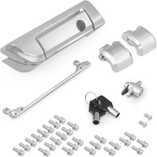 Trunk Latches Trunk Lid Latch with Keys Fit for Touring Models -Chrome