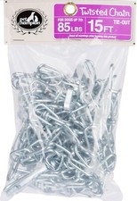 Pet Champion Twisted Tie-Out Chain for Dogs, 15 Feet, Dogs Up To 85 Lbs.