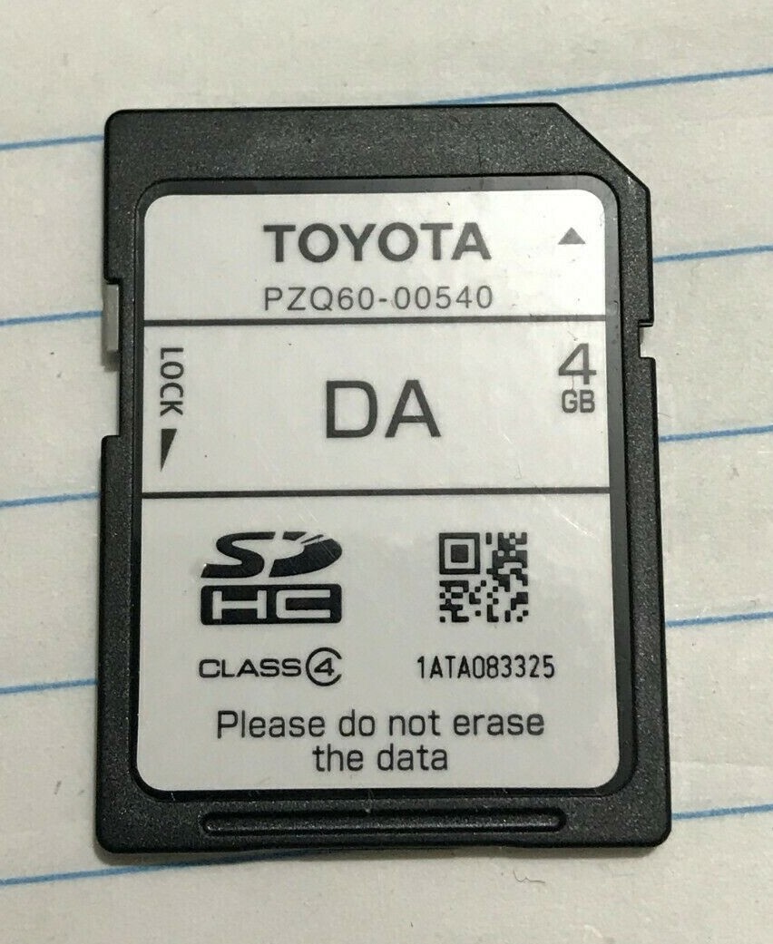 GENUINE TOYOTA, AUSTRALIA SD CARD, PZQ60-00540 | eBay Australia
