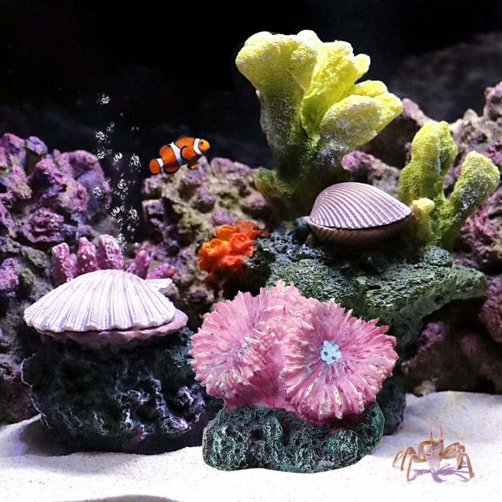 Simulation Koralle Aquarium Landschaft Unterwasser-Ornament