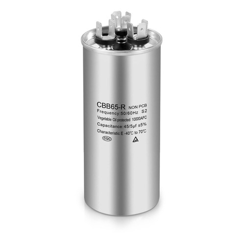 Lot De 10 Condensateurs CBB65 45+5 µF 450V Pour Climatisation / Pompe à Chaleur - Condensateurs De Marche Moteur