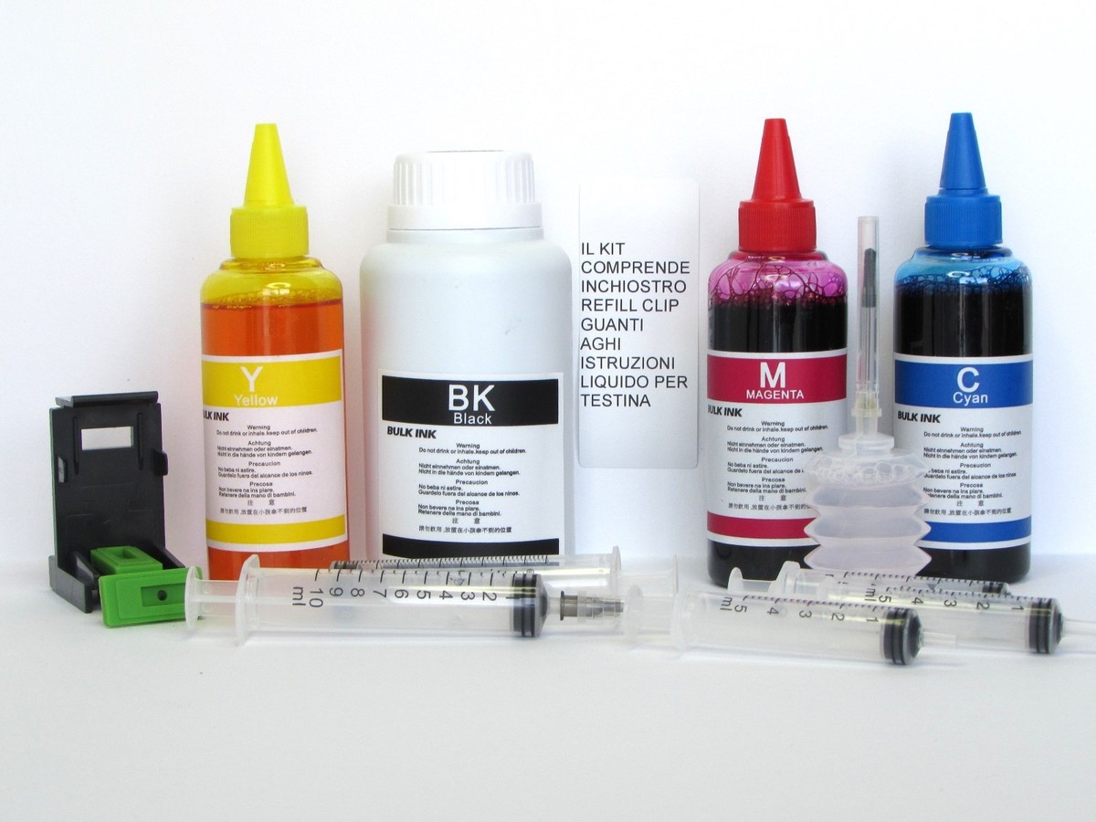 Cartucce Stampante Canon Kit Ricarica Inchiostro XL Per Stampanti - Foto 2