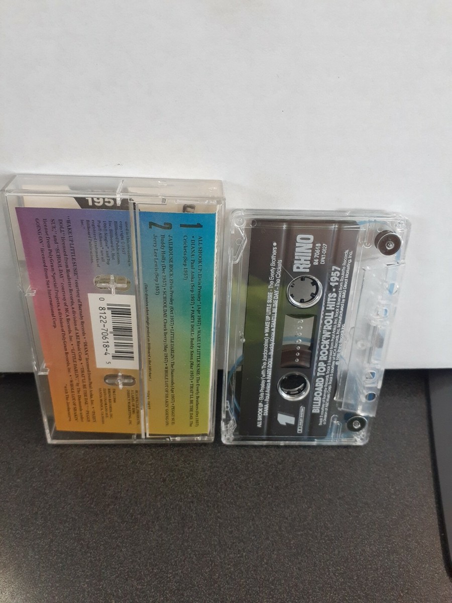 1988 Billboard 1957 Top Rock Hits Cassette | eBay
