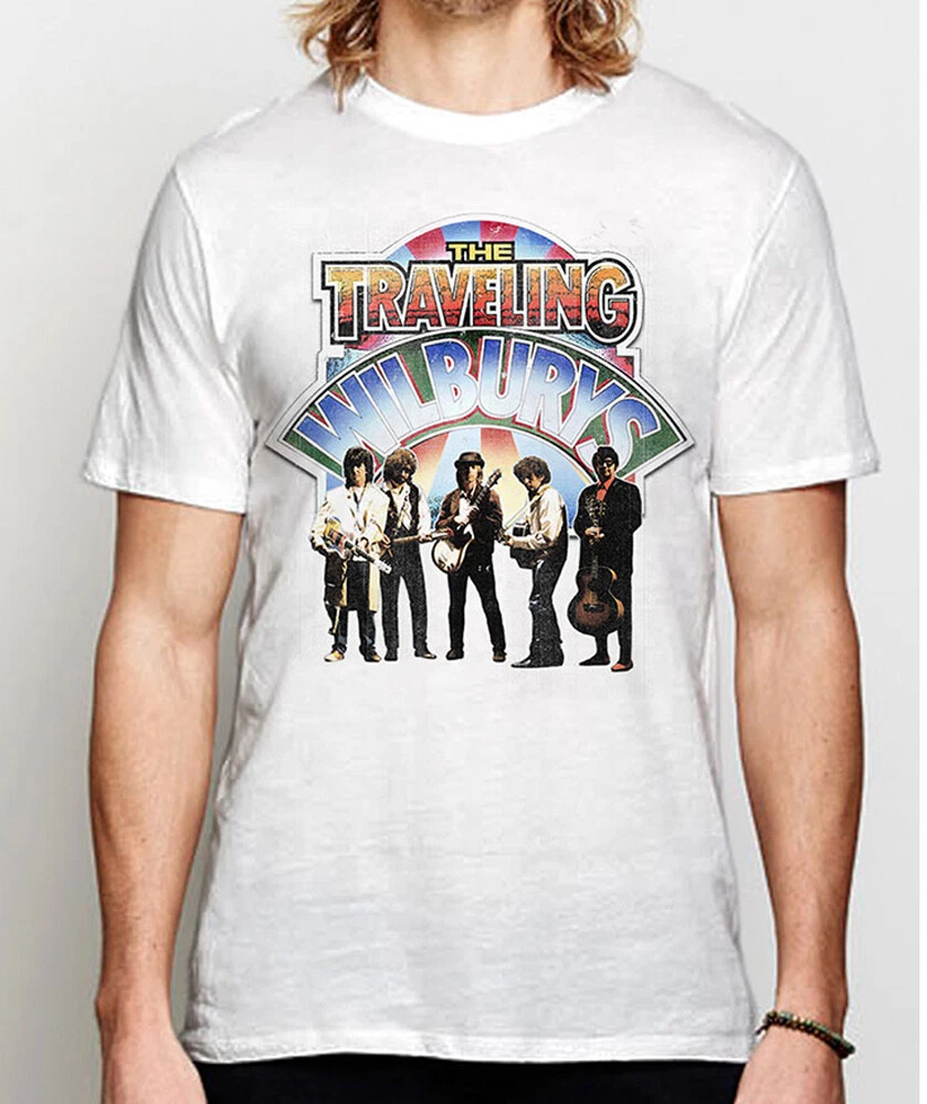 T-shirt Homme Traveling Wilburys 100% Coton - Tailles S à 5XL - Neuf Avec étiquettes - Multicolore