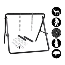 Universal Shooting Target Stand with Rubber Strap Target Hanging Set