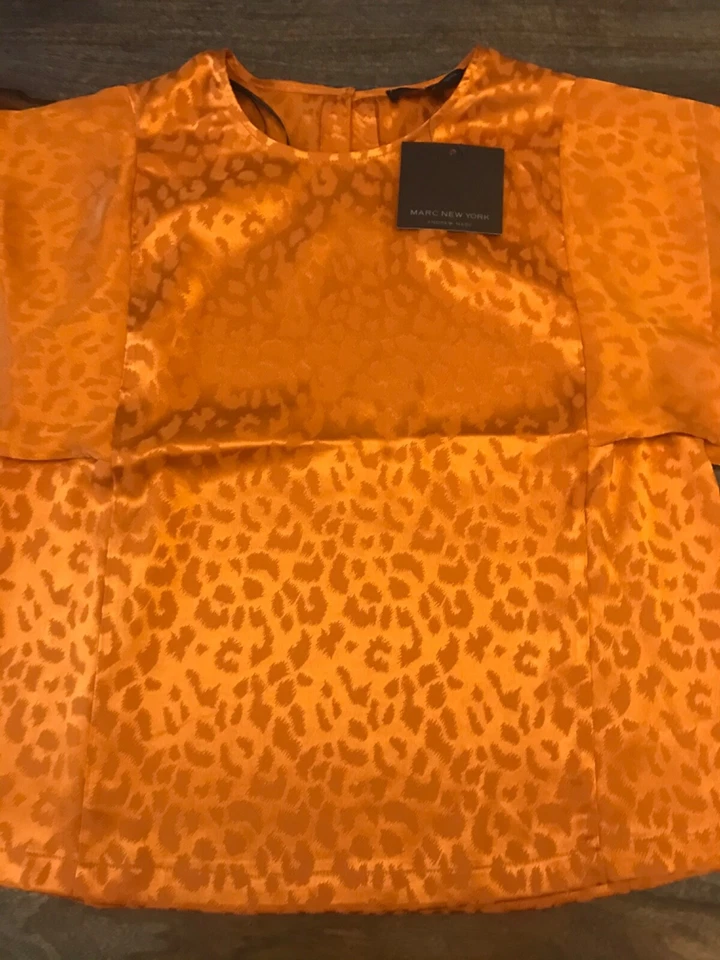 Marc New York estampado guepardo, top color cooper, talla S Foto 2 de 4
