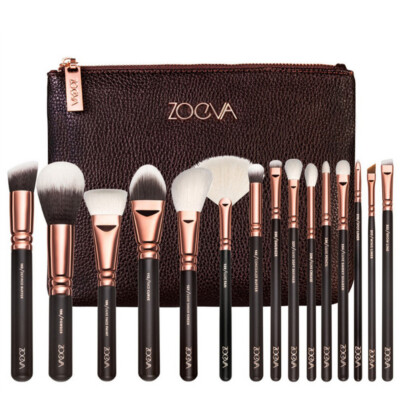 15 Make-up Pinsel Make-up Pinsel Set Schönheit Powder Werkzeuge Brown Black*