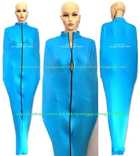 Unisex Lake Blue Spandex Mummy Costumes Sleeping Bag With internal Sleeves F845