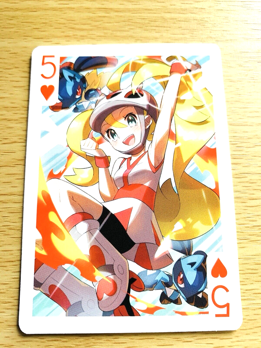 Korrina Lucario Pokemon Poker Card Pokemon Playing Card From Japan