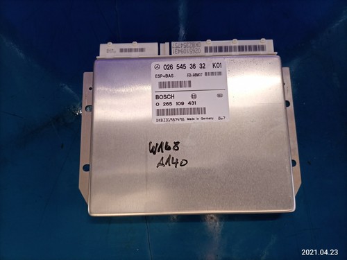 ESP BAS Steuergerät 0265109431 0265453632 Mercedes-Benz A-Klasse 1998 W168