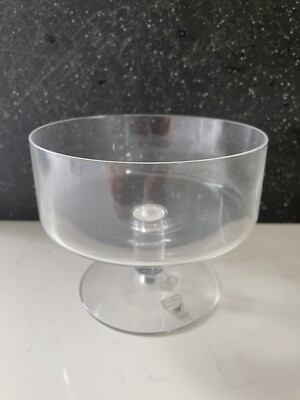 SET OF 4 ORREFORS CYRANO DESSERT/SHERBET DISHES - NEW WITH BOXES
