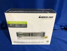 IOGear 2-Port DualView USB VGA KVMP Switch GCS1742 - Appears Unused - Read Desc.