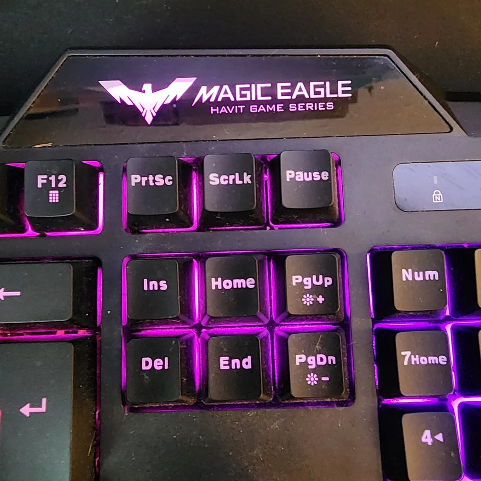 Havit Magic Eagle HV-KB392L Multi Function Backlit Keyboard Gaming Keyboard - Image 4 of 4