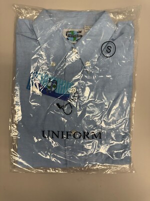 All Uniform Wear Womens Oxford Shirt Long Sleeve, Light Blue