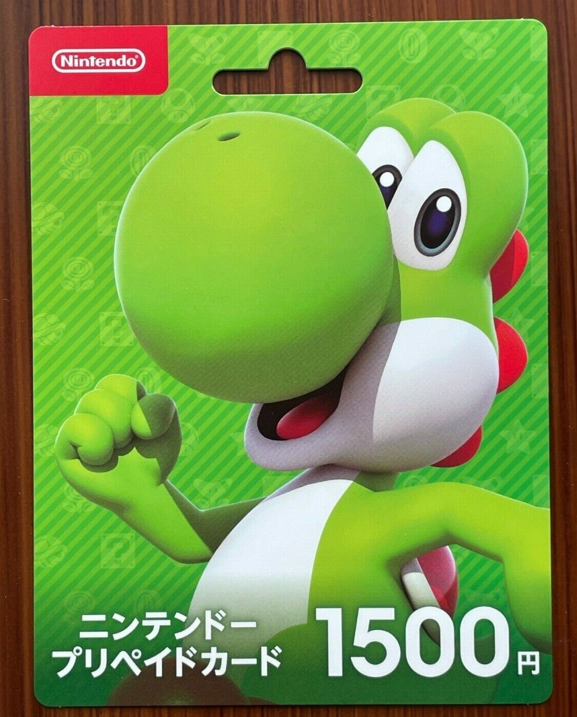 Super Mario Yoshi Nintendo eShop Prepaid Card 1500 (Used no value) from  Japan