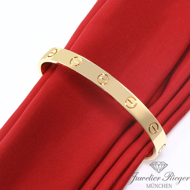 Cartier Armreif Love Offen Gelbgold 750 Größe 16 2023 Gold Armband Damen - Bild 3 von 4