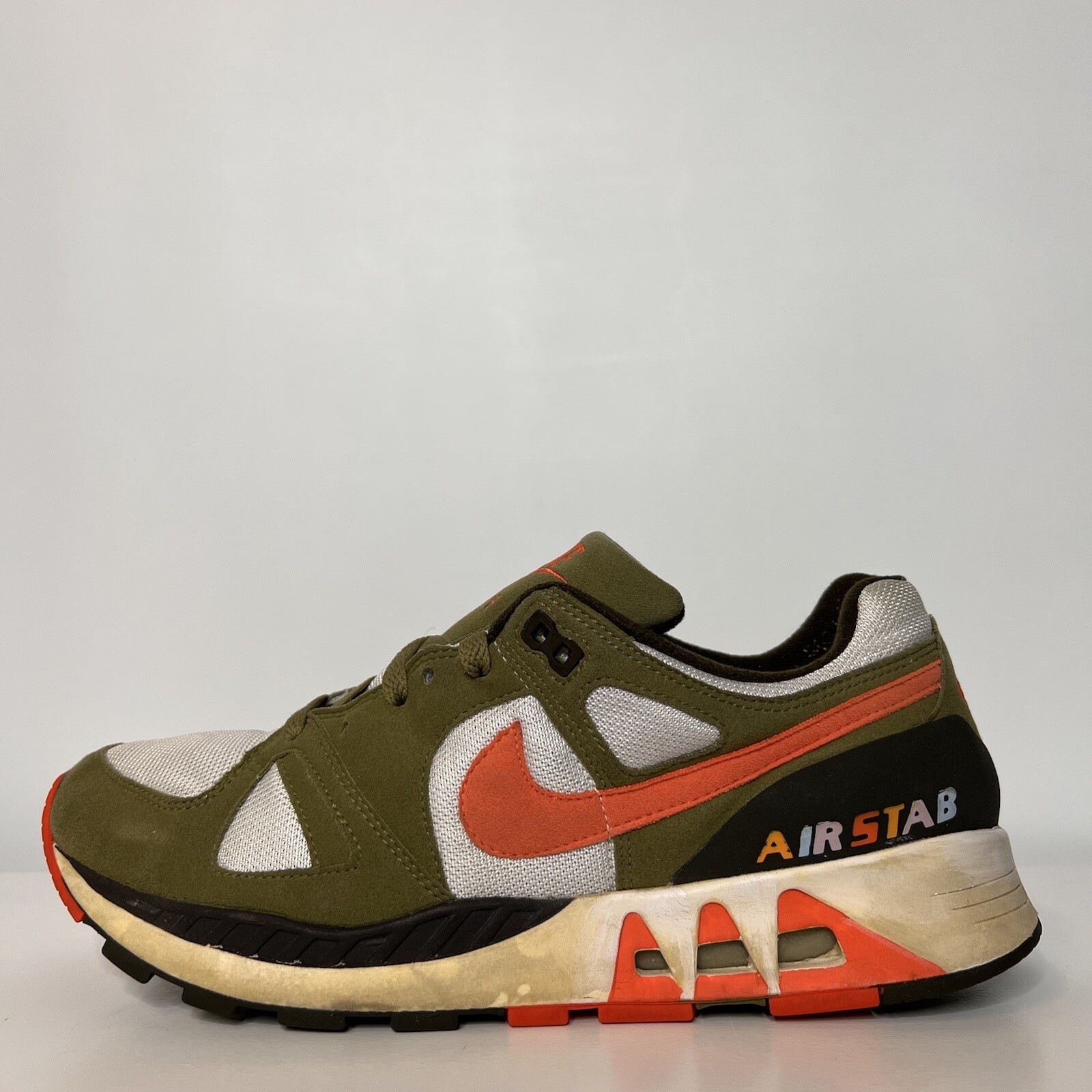 Nike Air Max Stab 312451-161 2006 Green Orange Shoes Sneakers Mens US Size  9.5 | eBay