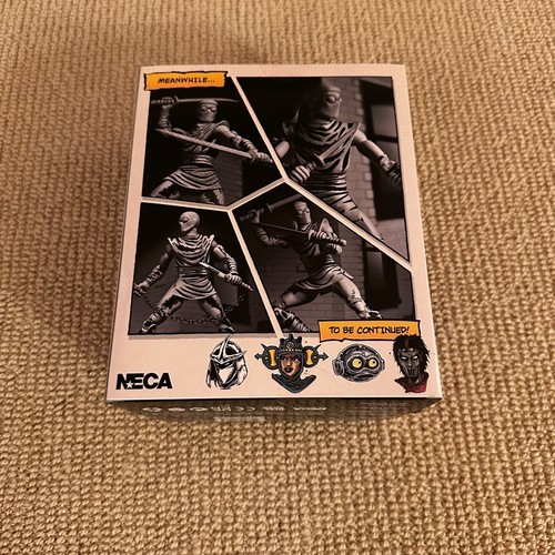 NECA TMNT Figura Teenage Mutant Ninja Turtles Foot Ninja Signature Edition Nuova con etichette - Foto 4 di 4