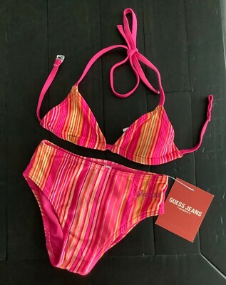 NEW Guess Bikini Size 2T NWT pink (T17) 0106