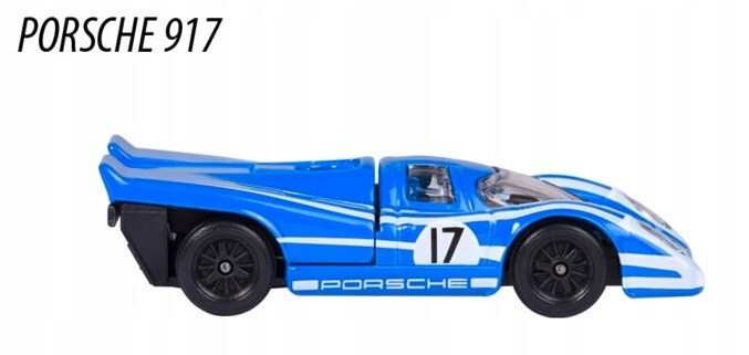 Majorette Porsche Edition 917 KH Blue 1:64 Scale 3 Inch