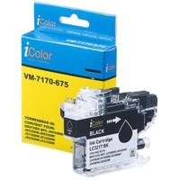 Icolor Tintenpatrone FüR Brother (Ersetzt LC-3217BK), Schwarz