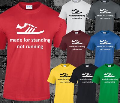 MADE FOR STANDING HERREN T-SHIRT TRIMM TRAB CASUALS TERRASSEN HOOLIGANS FUSSBALL