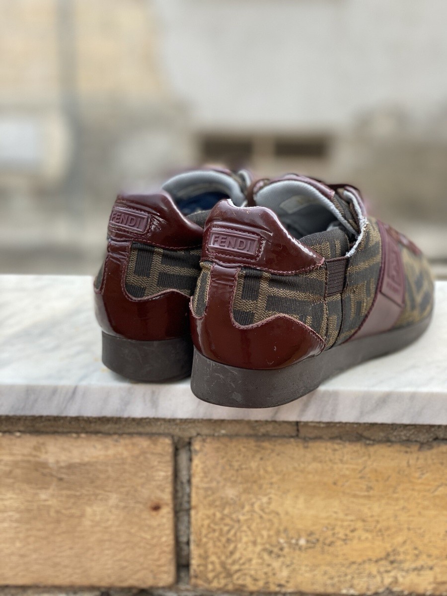 Vintage Women's Fendi Zucca Canvas Monogram Sneakers Size 36 Vintage Women's Fendi Zucca Canvas Monogram Sneakers Size 36