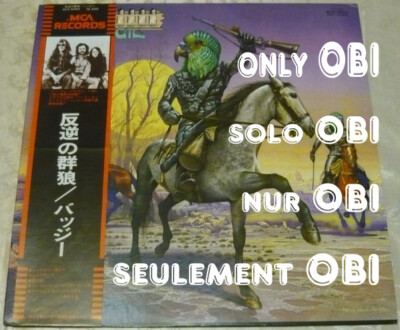 BUDGIE Bandolier Japan ( MCA-6083 ) ***Only OBI***