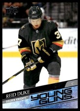 2020-21 Upper Deck Young Guns Reid Duke Rookie Vegas Golden Knights #202