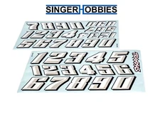 TRAXXAS 10421 Decal Sheets Slash Modified (Numbers) TRA1