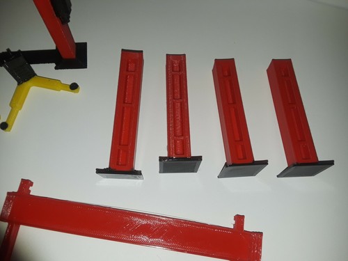 1:24 1:25 Scale Adjustable 4 Post & 2 Post Car Lift 4 Work Shop Garage Dioramas  - Afbeelding 4 van 5