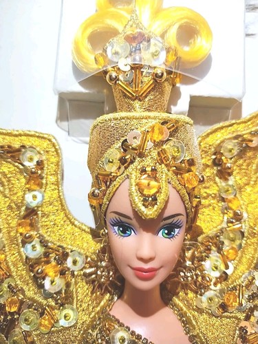 Vintage Barbie Bob Mackie Goddess Of The Sun 1995 New - Picture 14 of 23