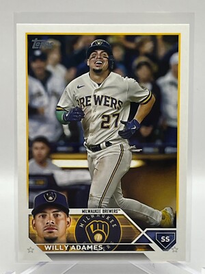 2023 Topps Series One Baseball Card 106 Willy Adames - Milwaukee