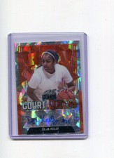 2021-22 Leaf Metal Court Queens Orange Crystal Deja Kelly Rookie Auto 4/4