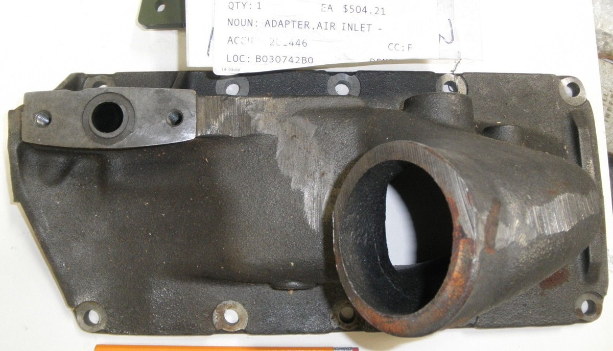 Detroit Diesel 8923341 8924250 Oshkosh 2AG457 Air Inlet Adapter  