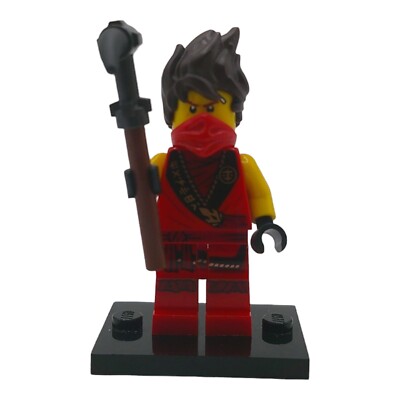 Lego  Ninjago Minifigur ''Kai mit Hacke/Picke'' aus Set 71735 Tournament