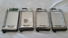 DELL POWEREDGE 2900 2950 HOT SWAP SAS SATA U DRIVE CADDY OHP592 INTERPOSER LOT 4