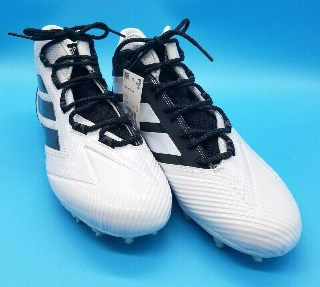 adidas Freak Carbon Mid White/Black Football Shoes (EG1312) Size 11 EUC Mens Football Cleats Adidas Freak Carbon Mid White Football  main image 2
