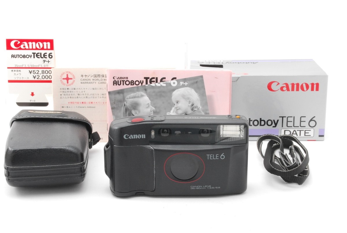 完動品】Canon Autoboy TELE 6 コンパクトフィルムカメラ 完動品】Canon Autoboy TELE 6 コンパクトフィルムカメラ