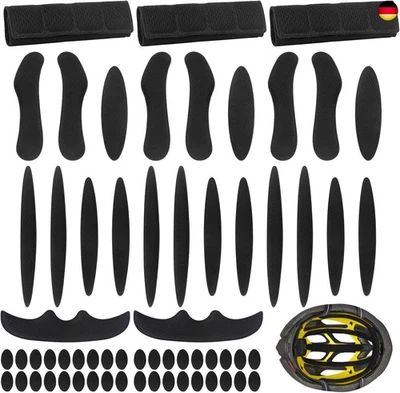 Dasyusuo 3 Set Helmpolster Schaumstoff 27Pcs Universal Fahrrad Helm